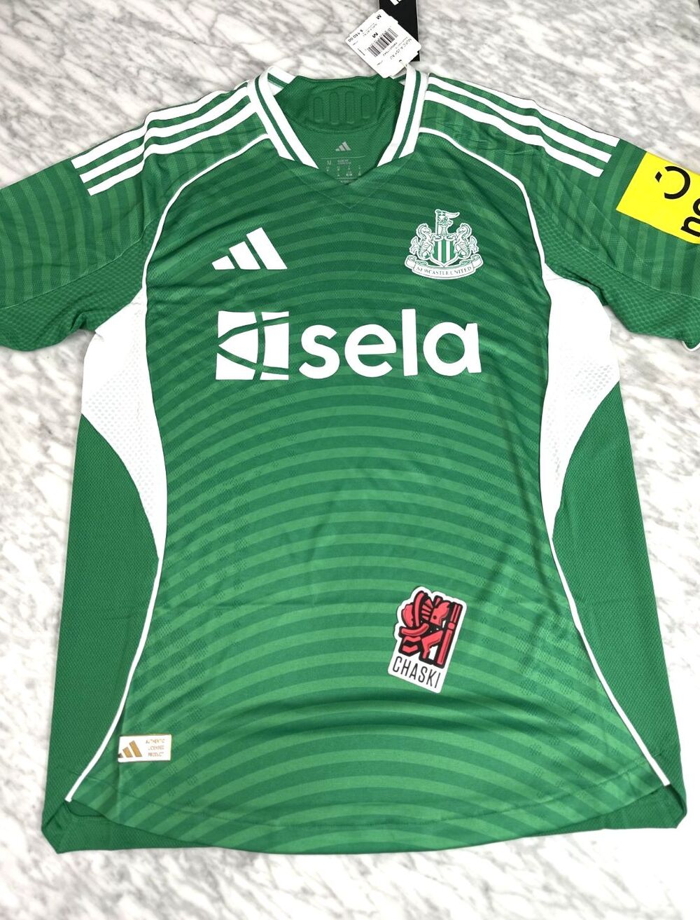 Adidas Newcastle United FC 25/26 Away Authentic Soccer Jersey JI7383 Men Medium